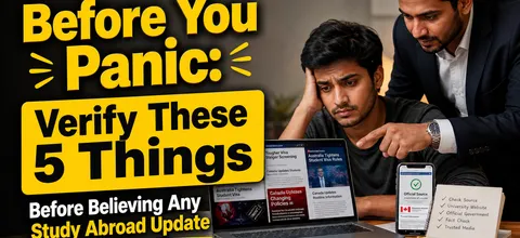 Image about before you panic: verify these 5 things before believing any study abroad update
