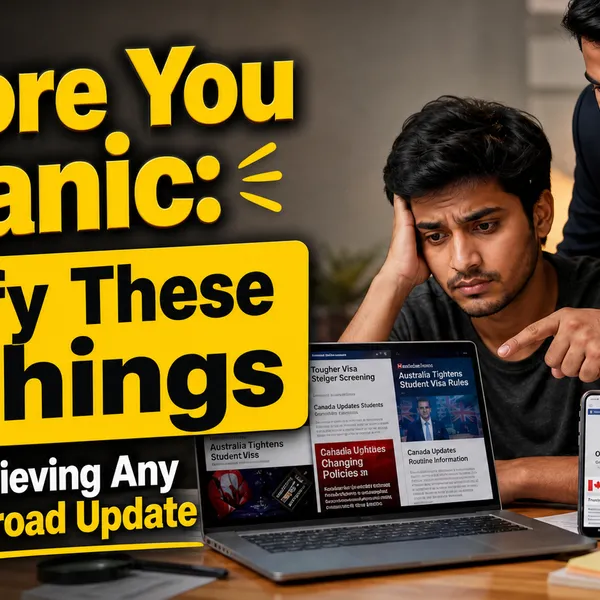 Image related to before you panic: verify these 5 things before believing any study abroad update