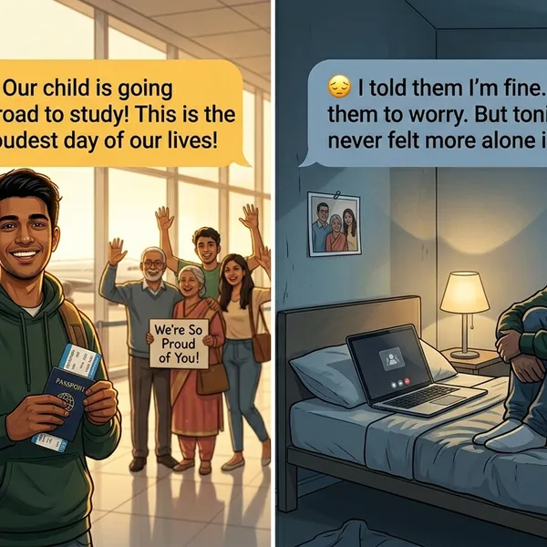Image related to the hidden emotional cost of studying abroad nobody talks about